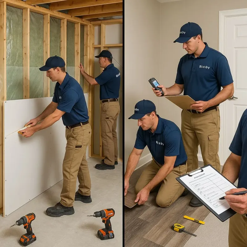 Repairs and Reconstruction process in Fairchilds, TX