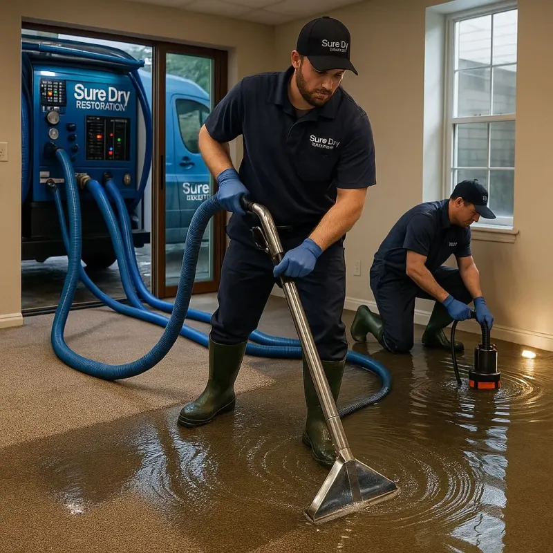 Water Extraction and Removal process in Fairchilds, TX